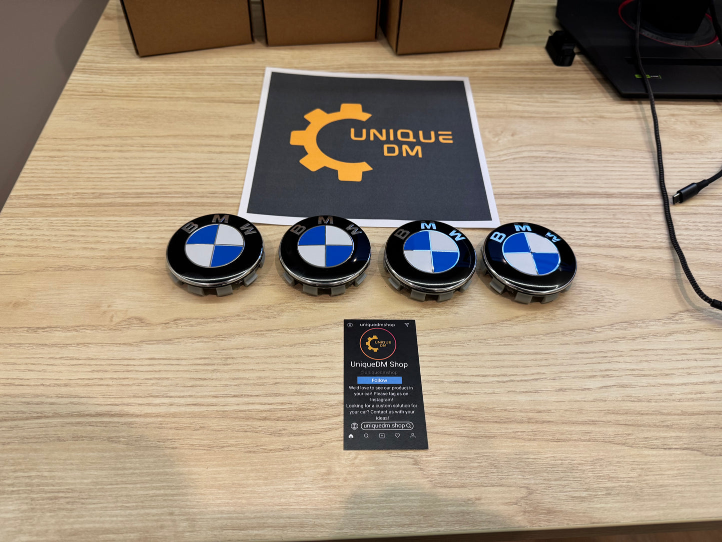 BMW 68mm Wheel Caps - Set of 4