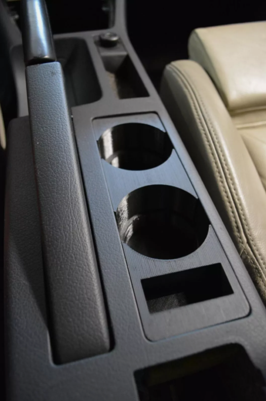 Audi A4 B6 B7 cup holders double top view