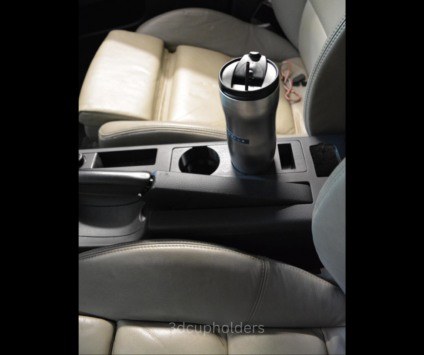 Audi A4 B6 B7 cup holders with cup installed