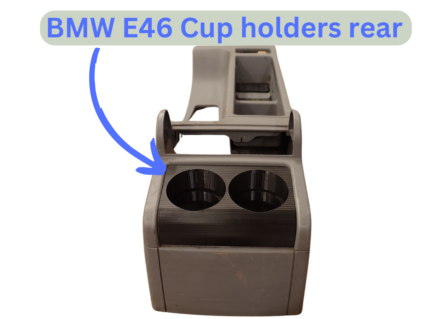 BMW E46 cup holders rear