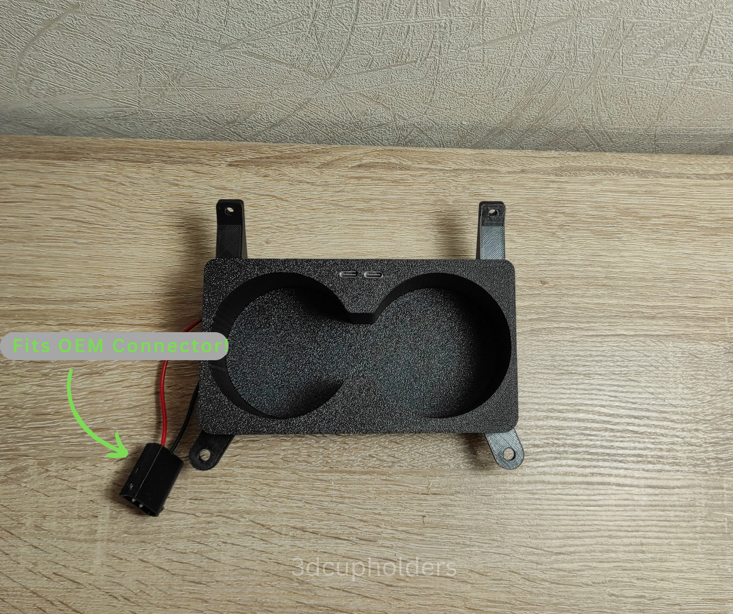 BMW E38 Cup Holders with Double USB-C Charger