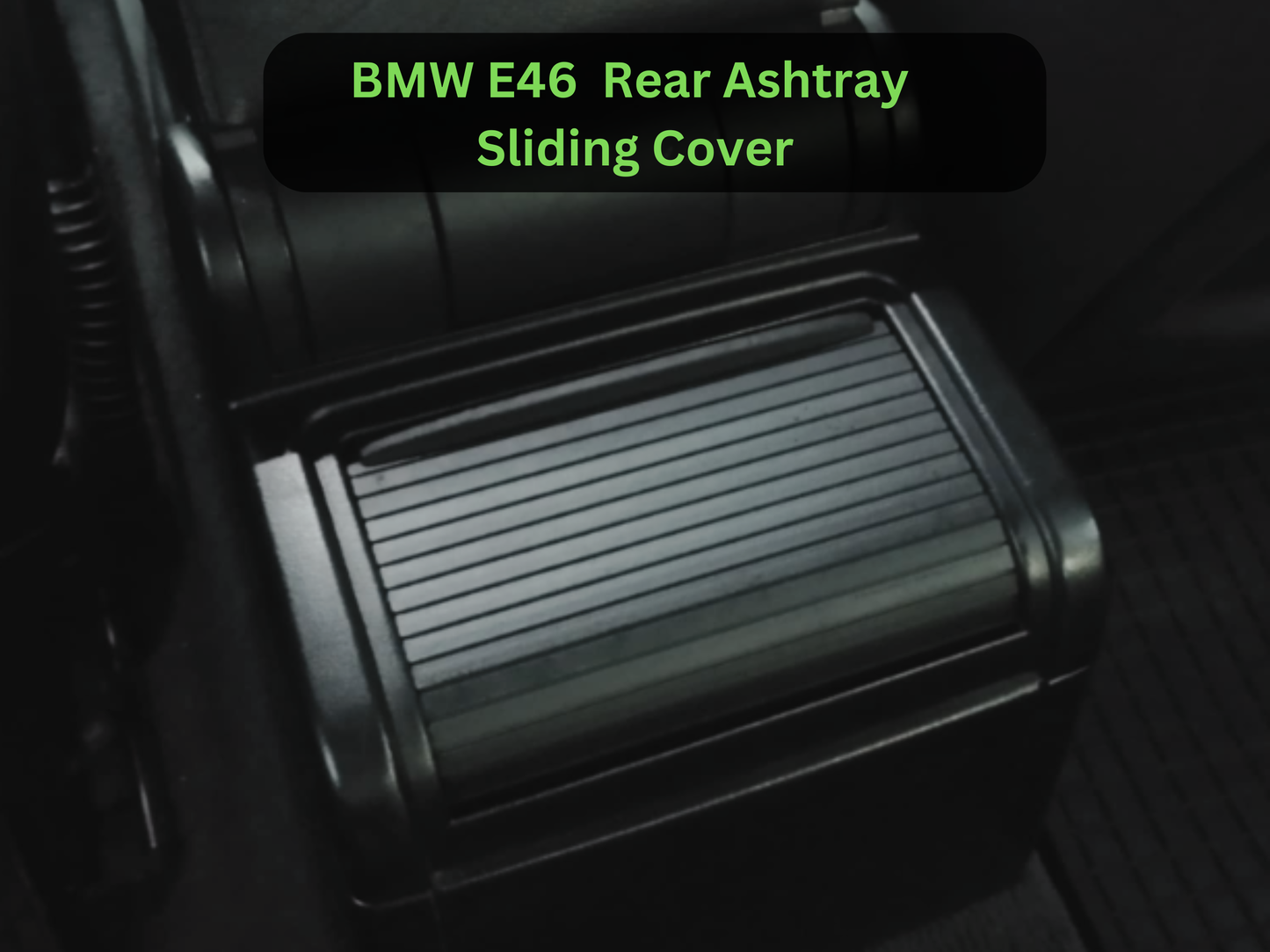 BMW E46 Rear Ashtray Sliding Cover Curtain – OEM Replacement