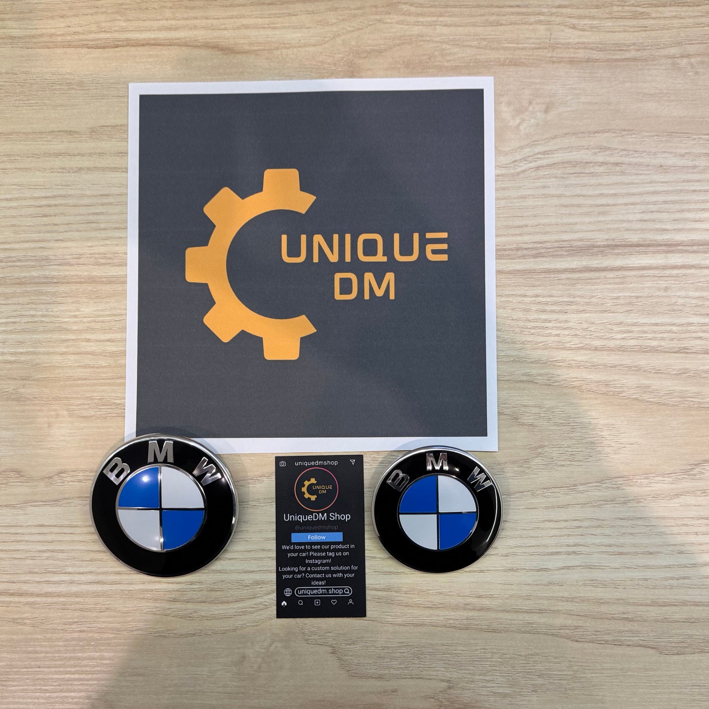 BMW 2 Emblem Badge Set - Front & Rear