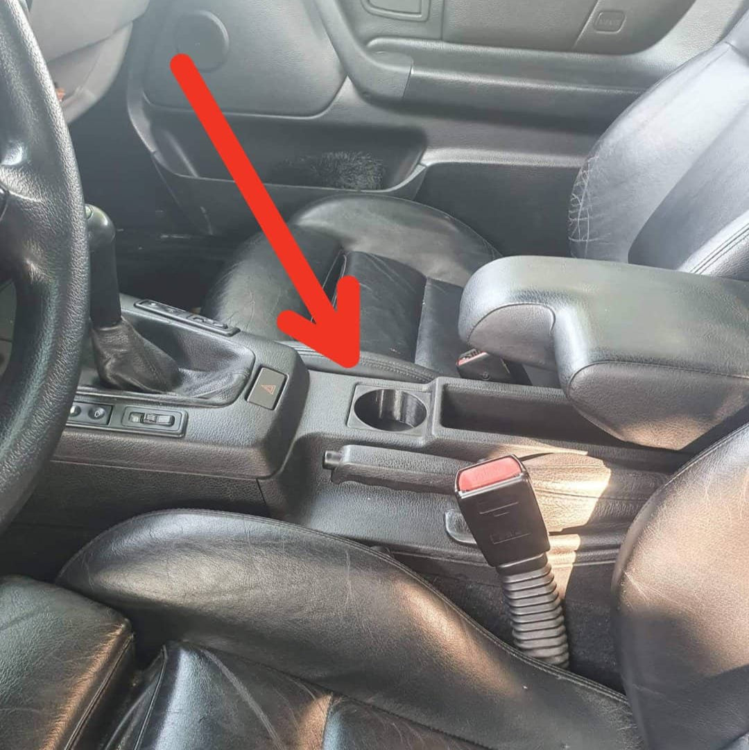 BMW E36 Compact Single Cup Holder – Easy Press-In Fit
