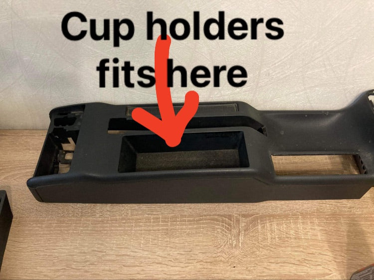 Audi A4 B6 B7 center console place for cup holders