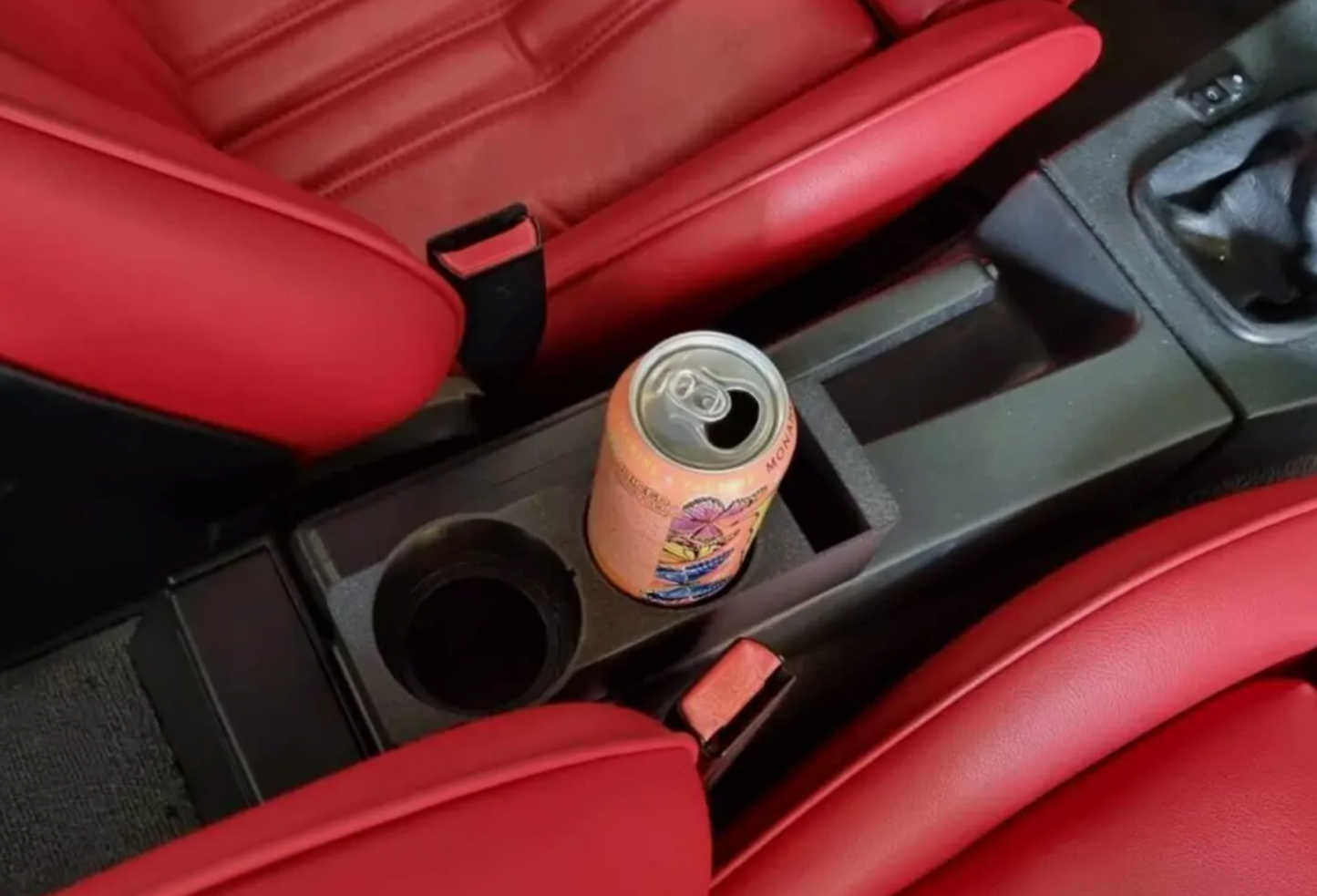 BMW E30 cup holders inside car