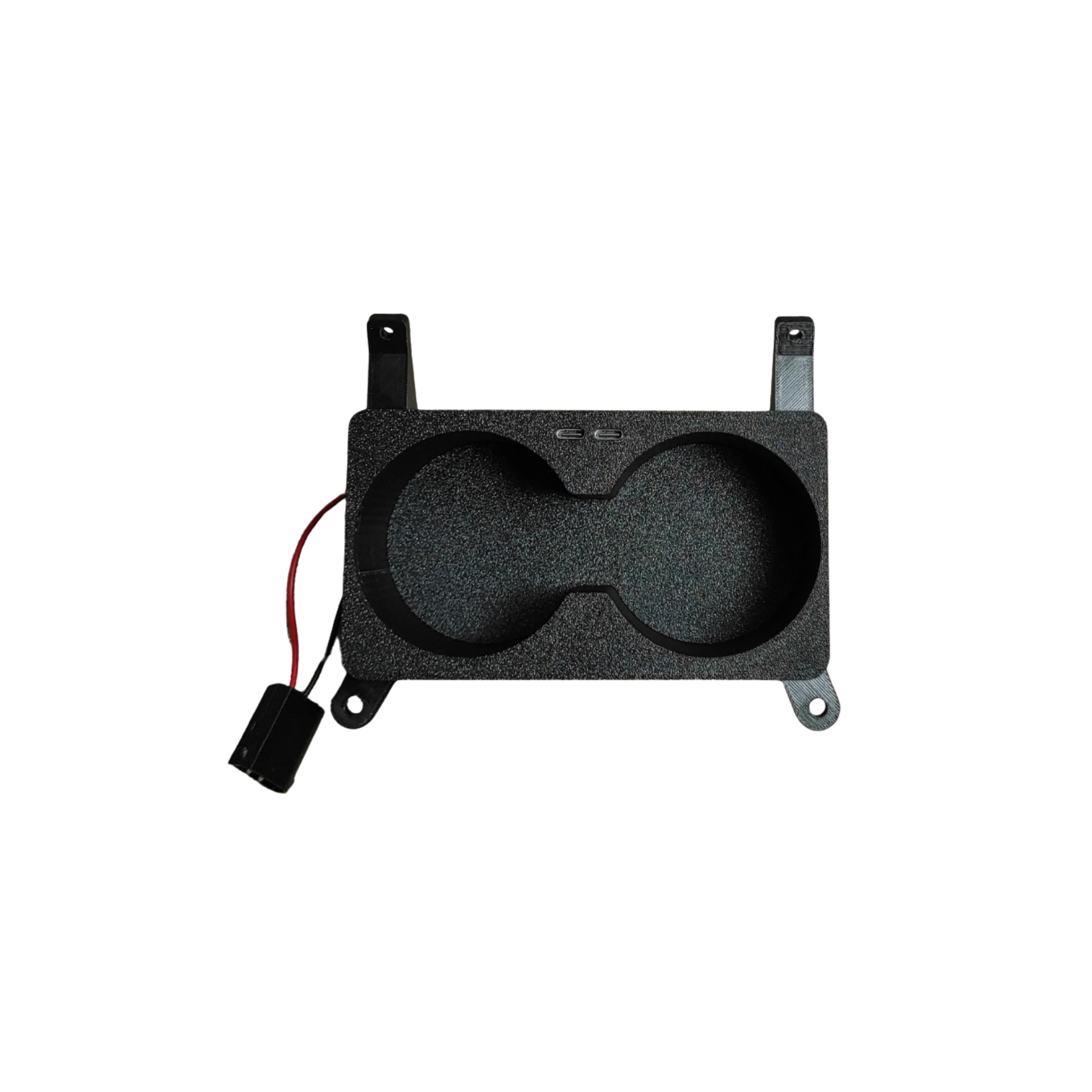 BMW E38 cup holders with integrated double usb-c phone charger