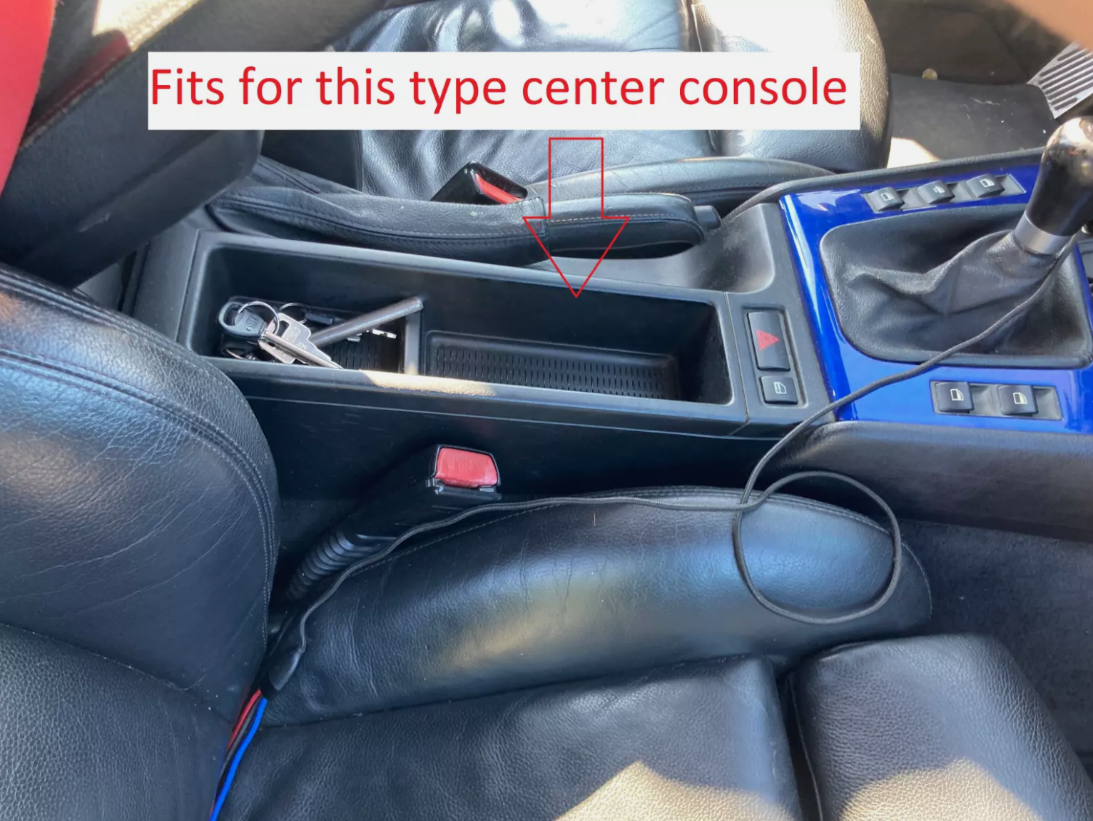 BMW E46 center console