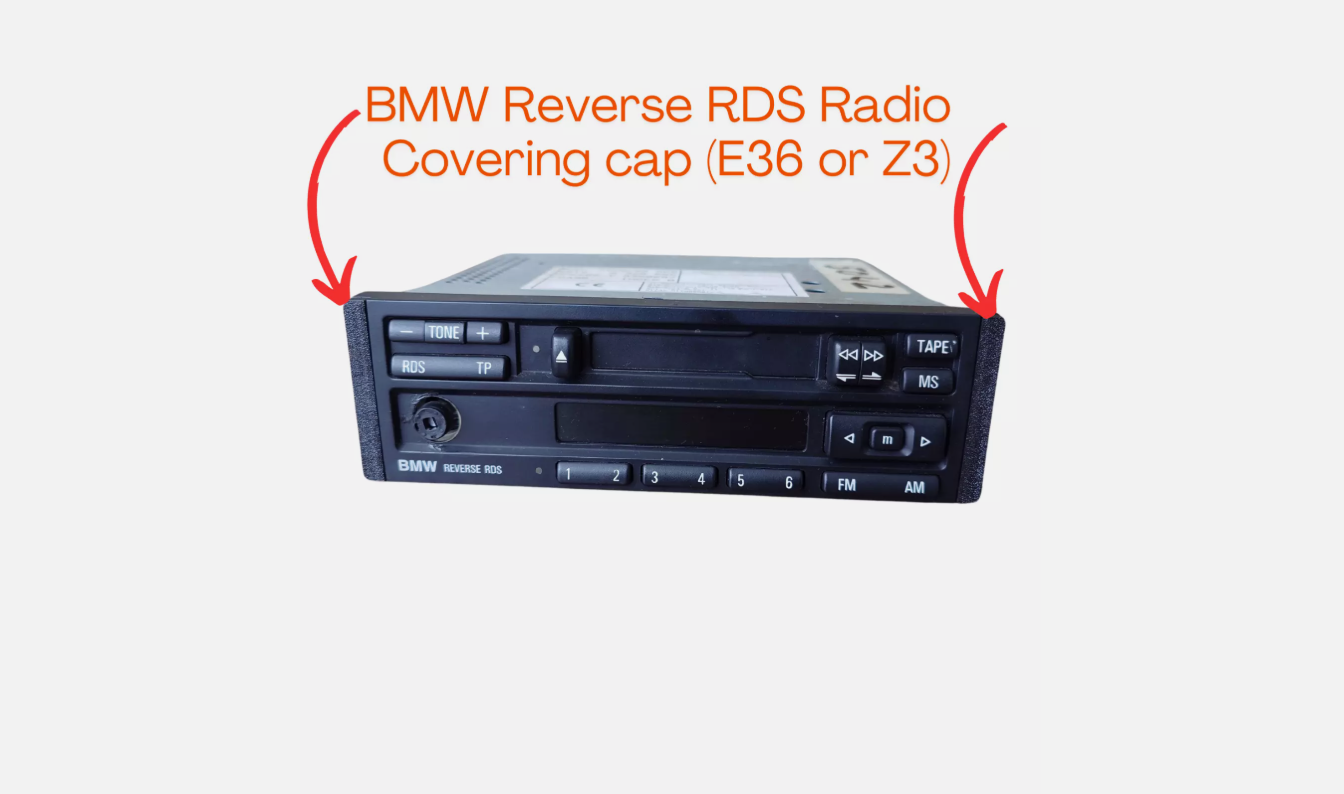 BMW Reverse RDS Radio Covering cap (E36 or Z3) cap