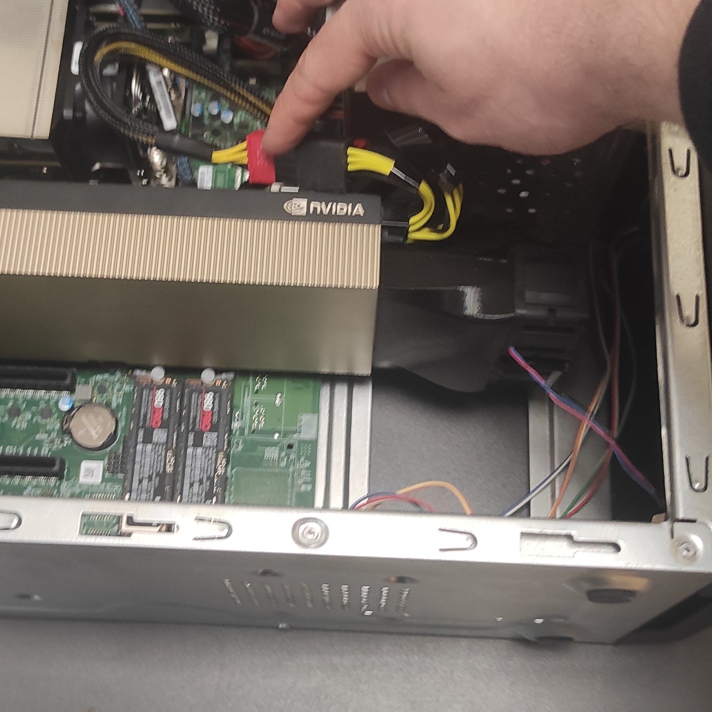 Nvidia A16 cooling adapter for 2 fans
