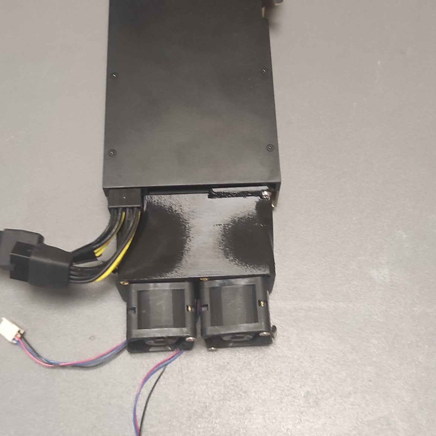 Nvidia A16 cooling adapter for 2 fans