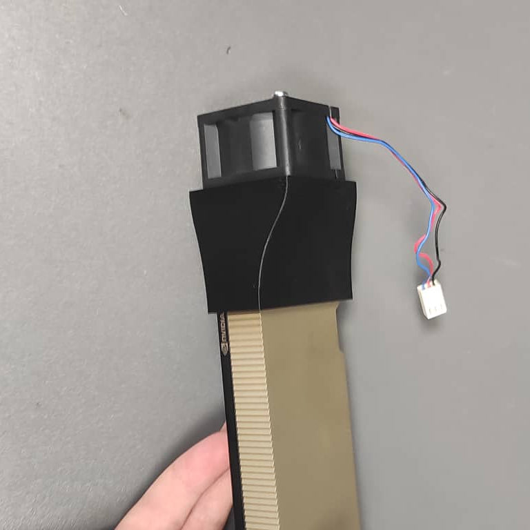 NVIDIA A2 Tensor Core GPU fan adapter 40mm