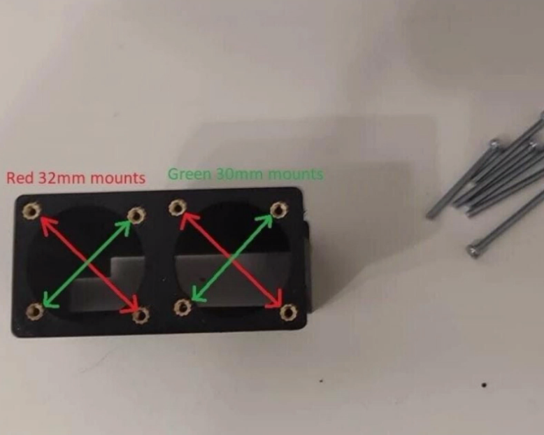 Nvidia A100 H100 Tensor Core cooling adapter for 2 fans