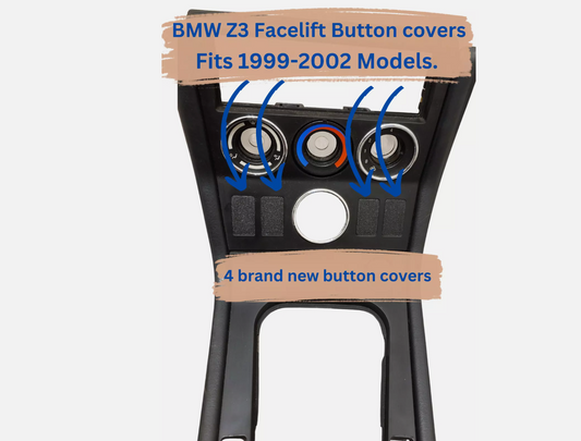 BMW Z3 Facelift (1999-2002) Console Dash Blank Switch Button Cover