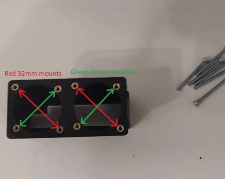 Nvidia A16 cooling adapter for 2 fans